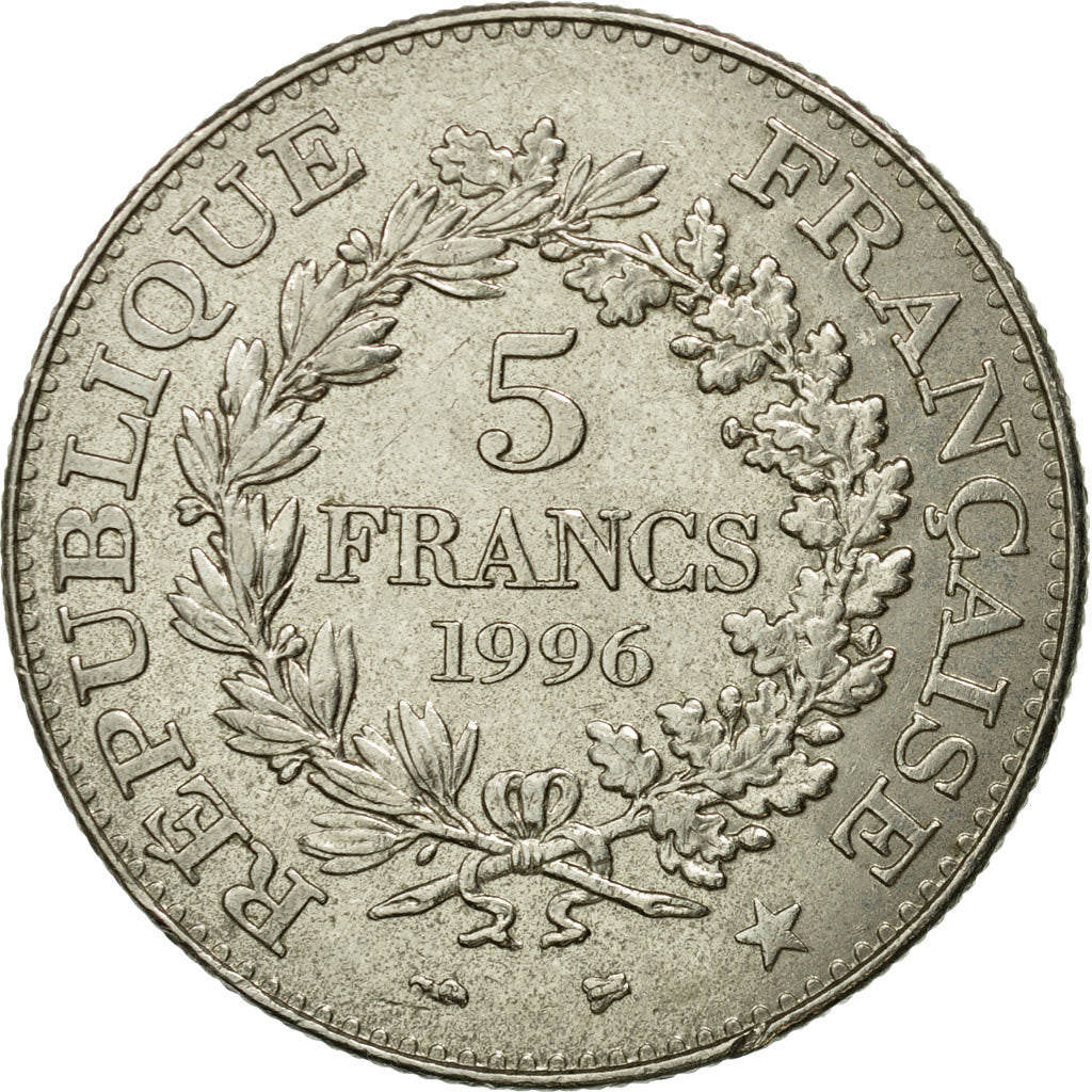 Monnaie, France, Hercule, 5 Francs, 1996, Paris, TTB, Nickel, Gadoury:777