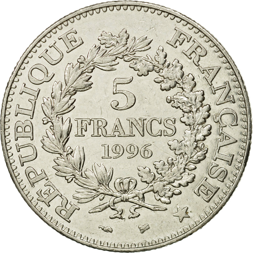 Monnaie, France, Hercule, 5 Francs, 1996, Paris, TTB, Nickel, Gadoury:777