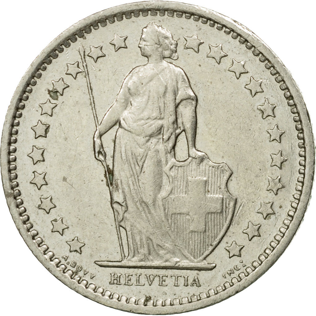 Coin, Switzerland, 1/2 Franc, 1979, Bern, EF(40-45), Copper-nickel, KM:23a.1