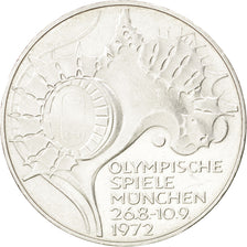 Moneta, GERMANIA - REPUBBLICA FEDERALE, 10 Mark, 1972, Stuttgart, FDC, Argento