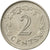 Coin, Malta, 2 Cents, 1977, British Royal Mint, AU(50-53), Copper-nickel, KM:9