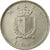 Munten, Malta, 25 Cents, 1991, Franklin Mint, ZF+, Copper-nickel, KM:97