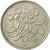 Münze, Malta, 25 Cents, 1991, Franklin Mint, SS+, Copper-nickel, KM:97