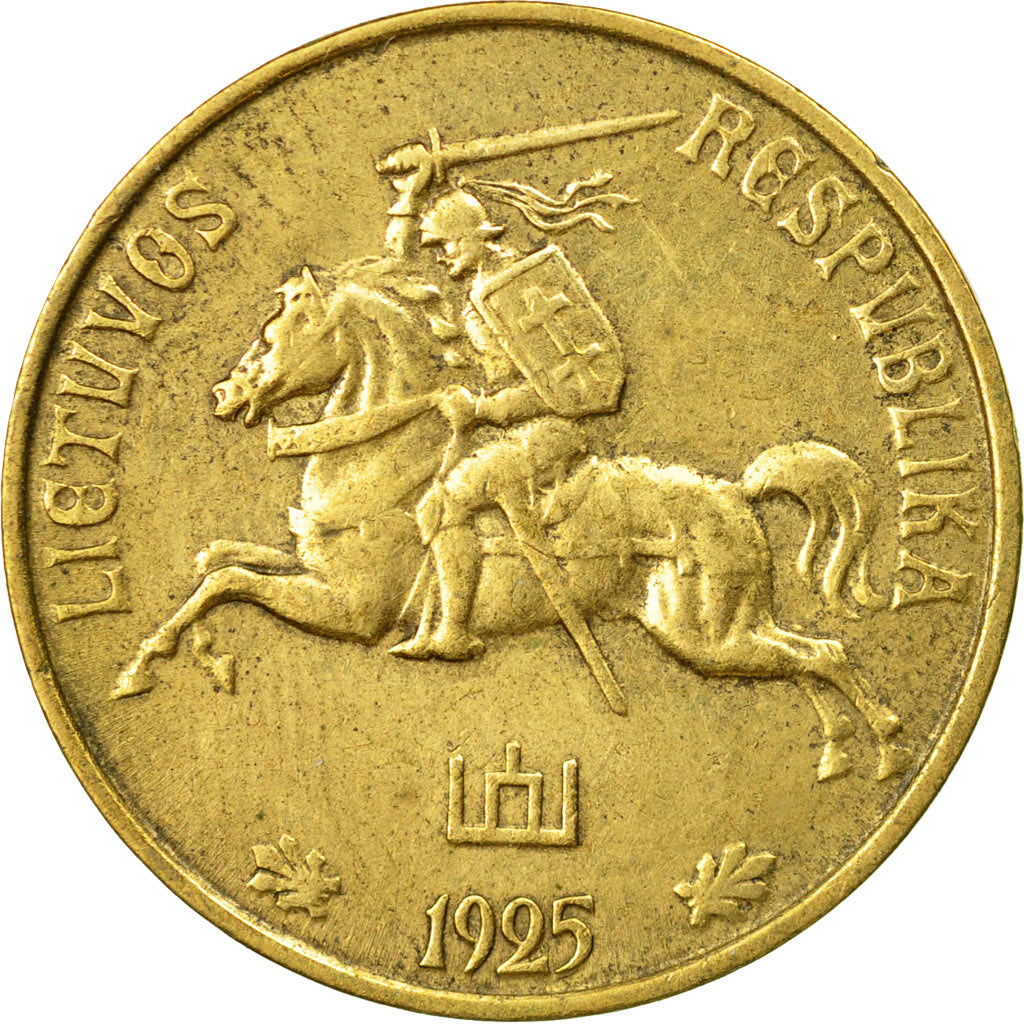 Coin, Lithuania, 20 Centu, 1925, King's Norton, EF(40-45), Aluminum-Bronze