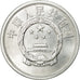 Coin, CHINA, PEOPLE'S REPUBLIC, 5 Fen, 1987, AU(55-58), Aluminum, KM:3