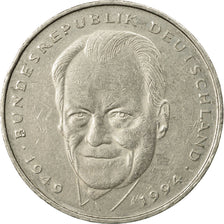 Coin, GERMANY - FEDERAL REPUBLIC, 2 Mark, 1994, Berlin, EF(40-45), Copper-Nickel