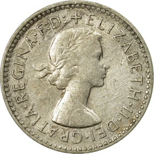 Coin, Australia, Elizabeth II, Threepence, 1960, Melbourne, AU(50-53), Silver