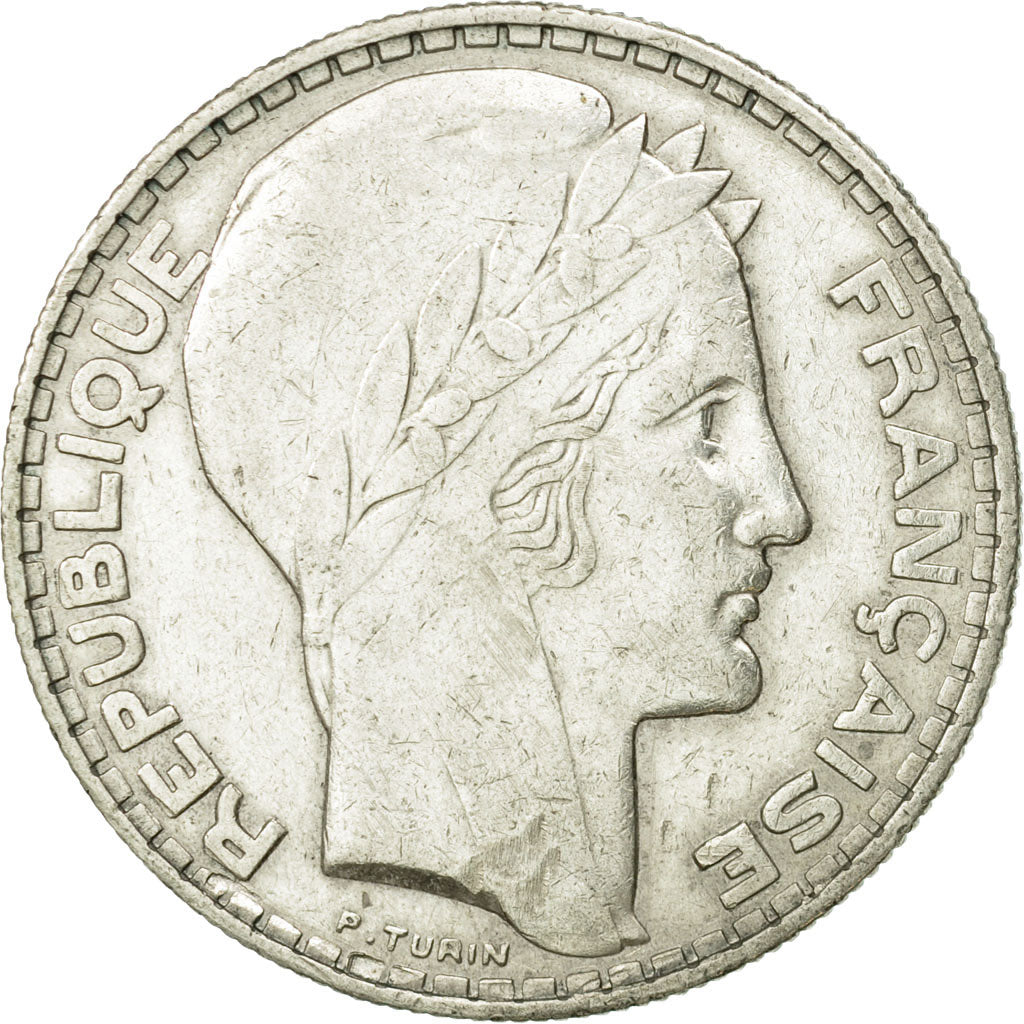 Coin, France, Turin, 20 Francs, 1929, Paris, EF(40-45), Silver, KM:879