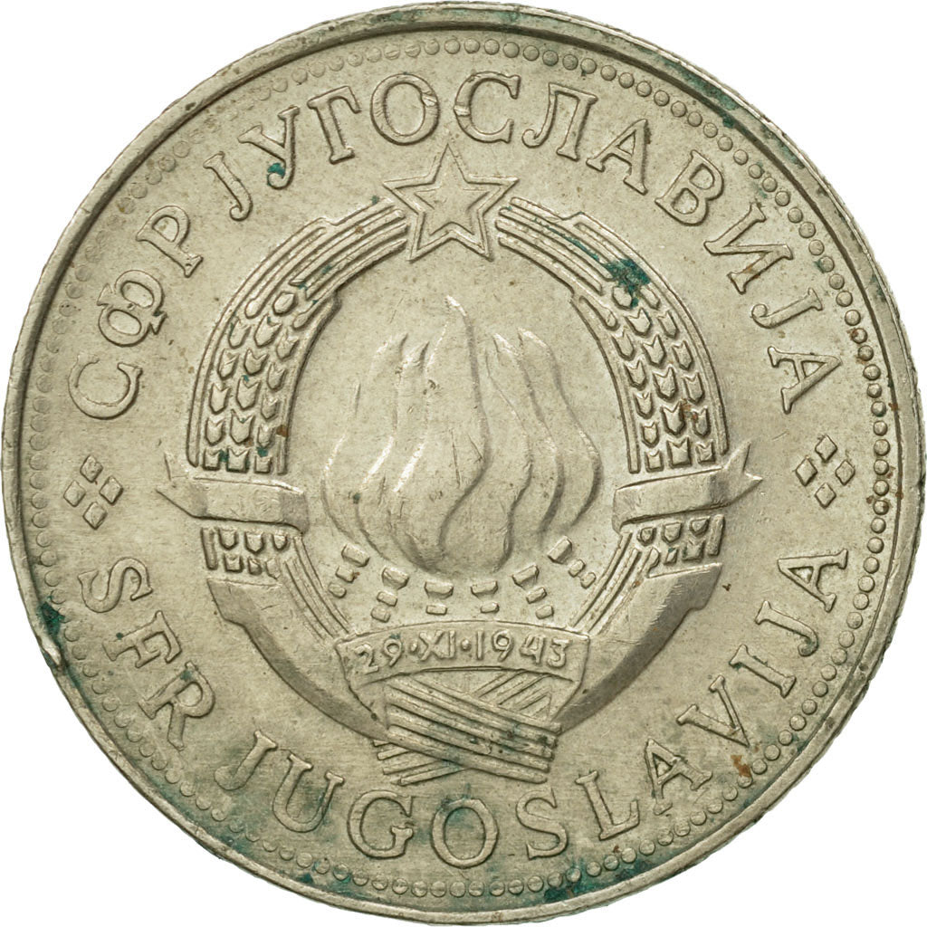 Coin, Yugoslavia, 5 Dinara, 1979, EF(40-45), Copper-Nickel-Zinc, KM:58