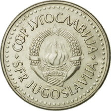 Coin, Yugoslavia, 5 Dinara, 1990, EF(40-45), Copper-Nickel-Zinc, KM:144