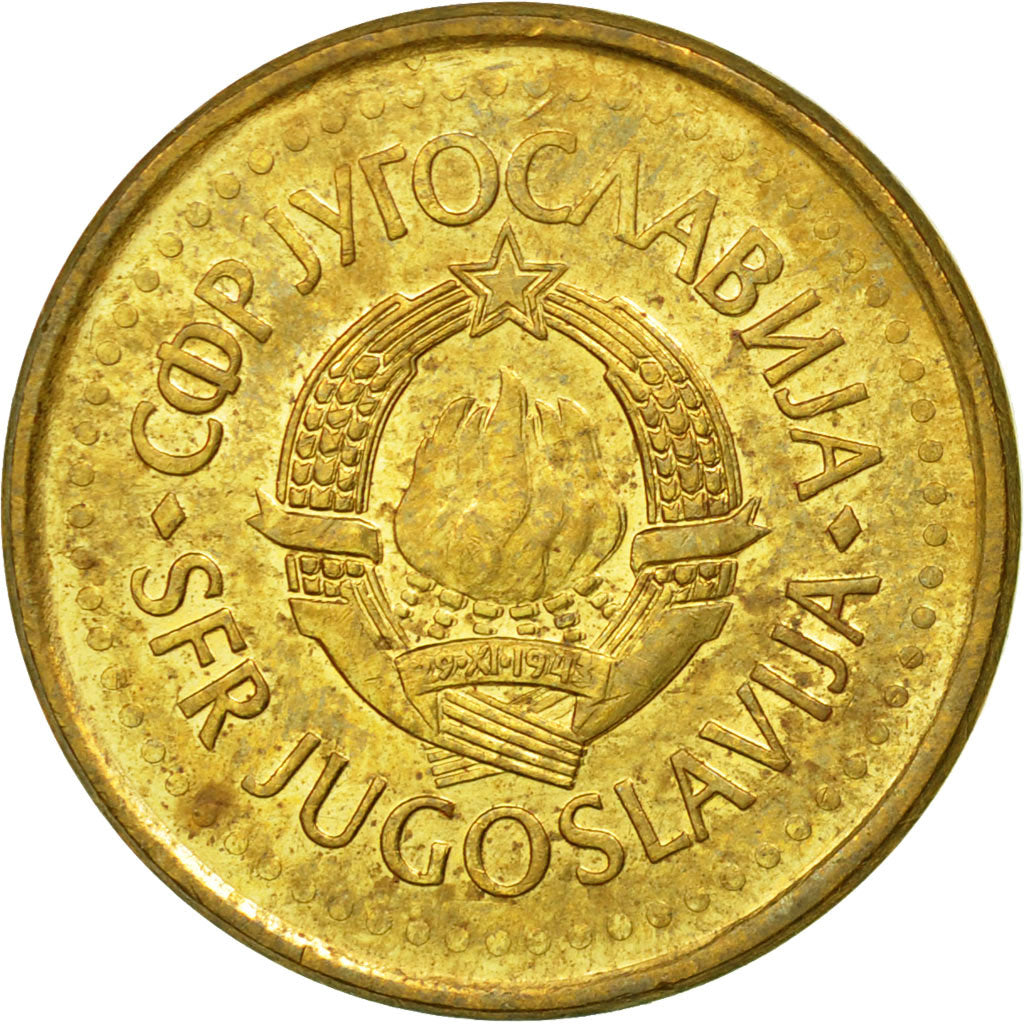 Coin, Yugoslavia, 20 Para, 1990, EF(40-45), Brass, KM:140