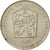 Moneta, Czechosłowacja, 2 Koruny, 1984, EF(40-45), Miedź-Nikiel, KM:75