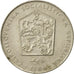 Moneta, Czechosłowacja, 2 Koruny, 1984, EF(40-45), Miedź-Nikiel, KM:75