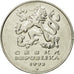 Moneda, República Checa, 5 Korun, 1993, MBC, Níquel chapado en acero, KM:8