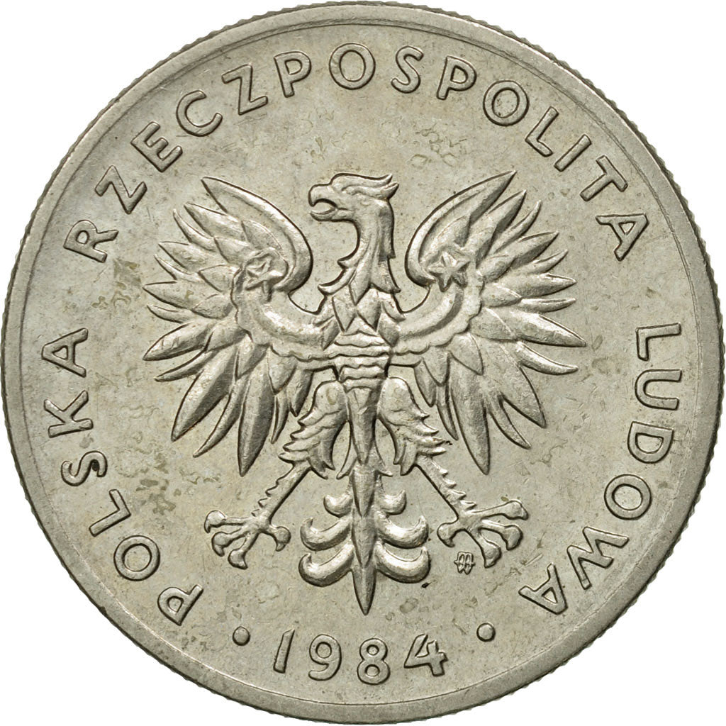 Coin, Poland, 20 Zlotych, 1984, Warsaw, EF(40-45), Copper-nickel, KM:153.1