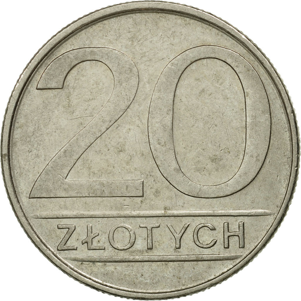 Coin, Poland, 20 Zlotych, 1984, Warsaw, EF(40-45), Copper-nickel, KM:153.1