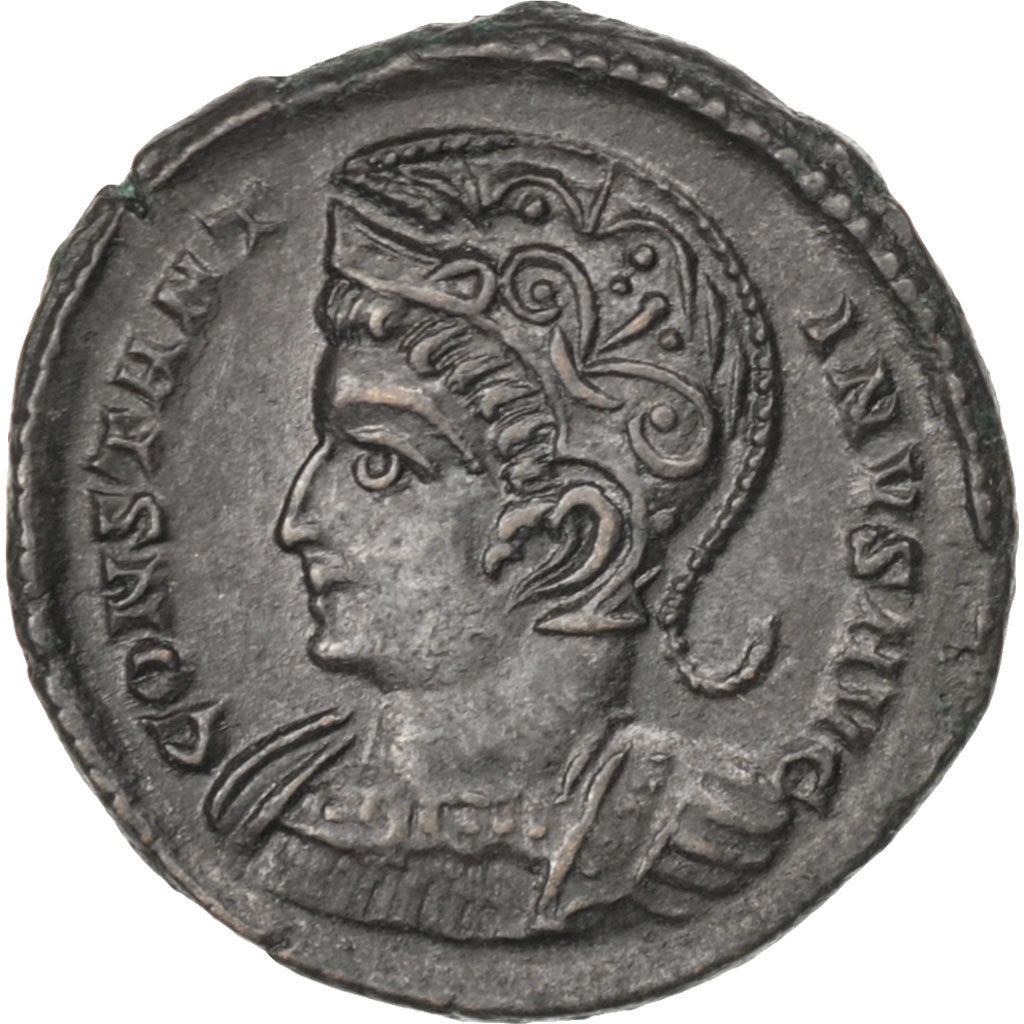 Moneta, Constantine I, Follis, London, SPL, Rame