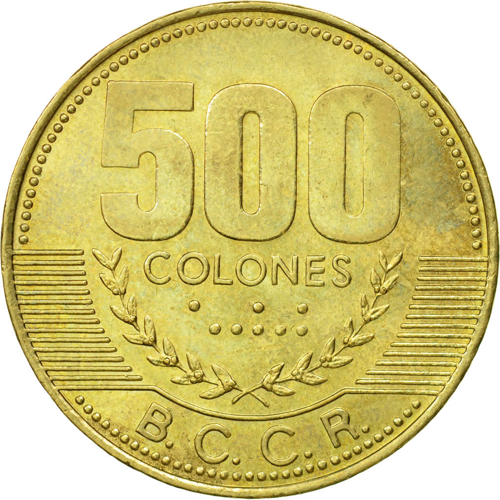 Moneda, Costa Rica, 500 Colones, 2003, MBC, Cobre - aluminio - níquel, KM:239.1