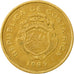 Moneda, Costa Rica, 100 Colones, 1995, MBC, Latón chapado en acero, KM:230