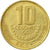 Coin, Costa Rica, 10 Colones, 1999, EF(40-45), Brass, KM:228a.1