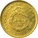 Coin, Costa Rica, 5 Colones, 2001, EF(40-45), Brass, KM:227a.2