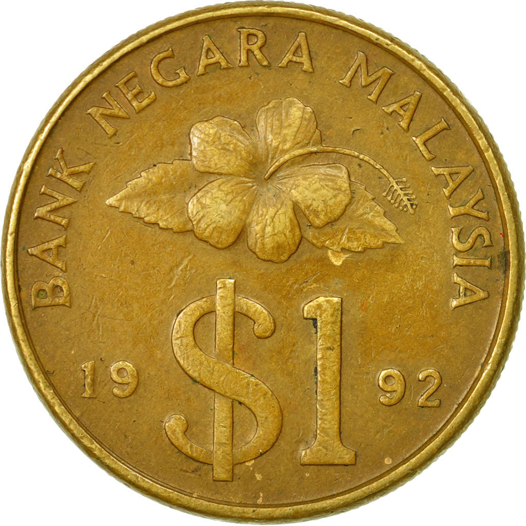 Moneta, Malezja, Ringgit, 1992, EF(40-45), Aluminium-Brąz, KM:54