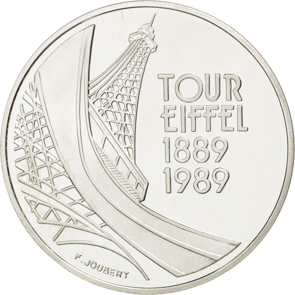 FRANCE, 5 Francs, 1989, KM #968a, MS(65-70), Silver, 29, Gadoury #772, 12.02