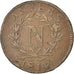 Monnaie, FRENCH STATES, ANTWERP, 10 Centimes, 1814, Anvers, TB+, Bronze, KM:5.4