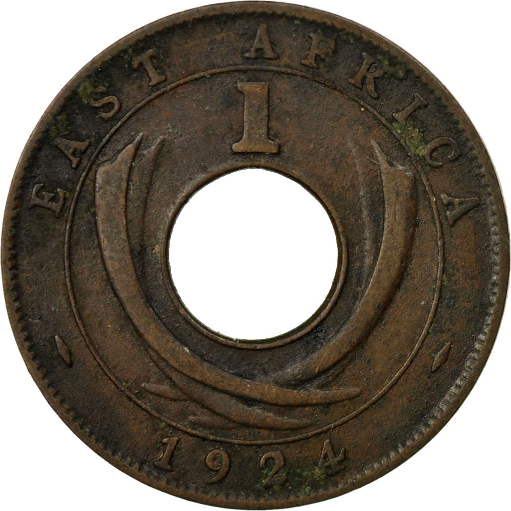 Coin, EAST AFRICA, George V, Cent, 1924, VF(30-35), Bronze, KM:22