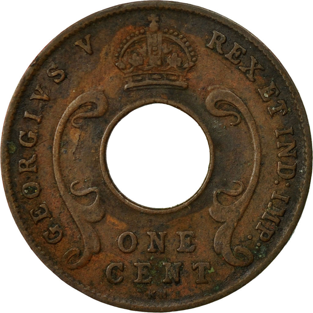 Coin, EAST AFRICA, George V, Cent, 1924, VF(30-35), Bronze, KM:22