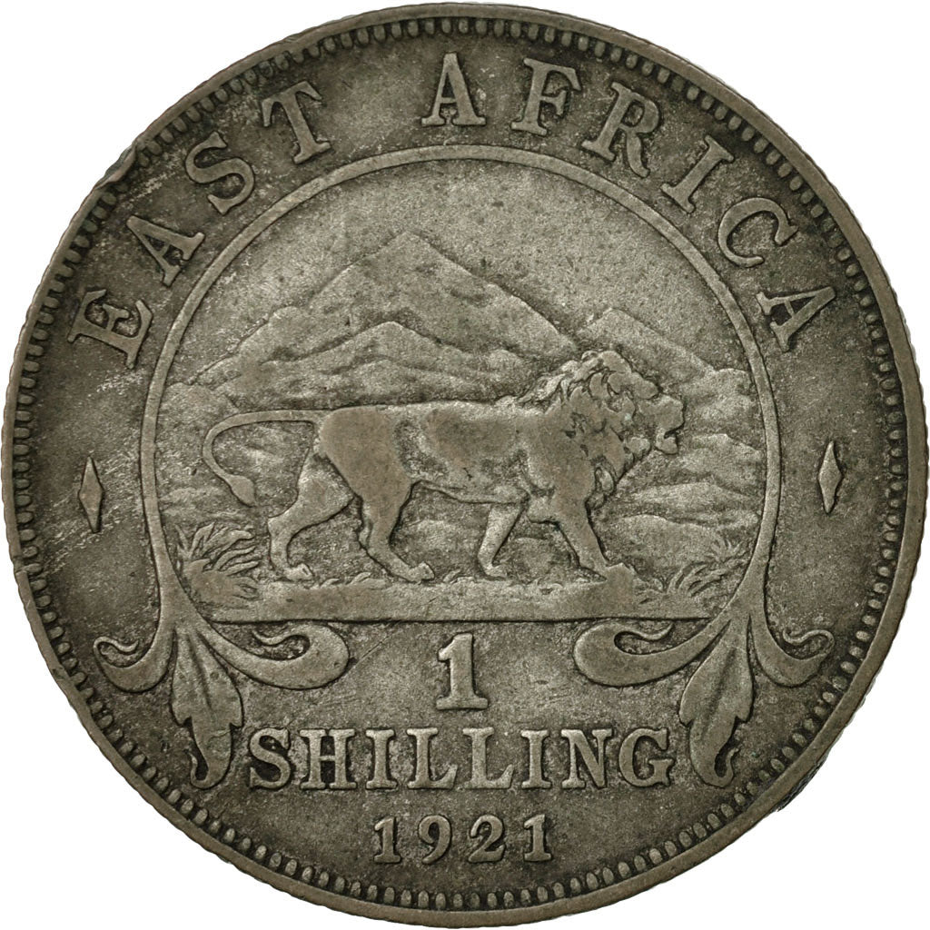 Monnaie, EAST AFRICA, George V, Shilling, 1921, TB, Argent, KM:21