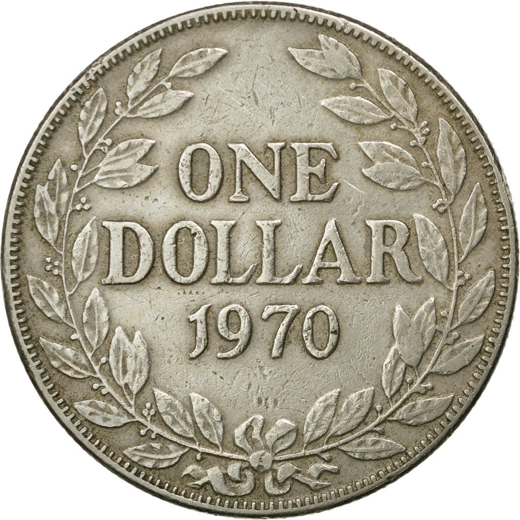 Coin, Liberia, Dollar, 1970, VF(30-35), Copper-nickel, KM:18a.2