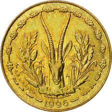 Münze, West African States, 5 Francs, 1996, Paris, SS, Aluminum-Nickel-Bronze