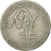 Coin, West African States, 50 Francs, 1972, Paris, VF(20-25), Copper-nickel