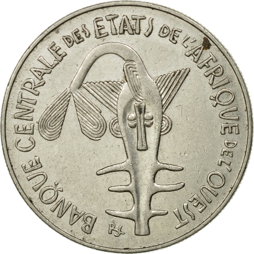 Münze, West African States, 100 Francs, 1990, Paris, SS, Nickel, KM:4