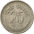 Munten, INDIAASE REPUBLIEK, 25 Paise, 1975, ZF, Copper-nickel, KM:49.1
