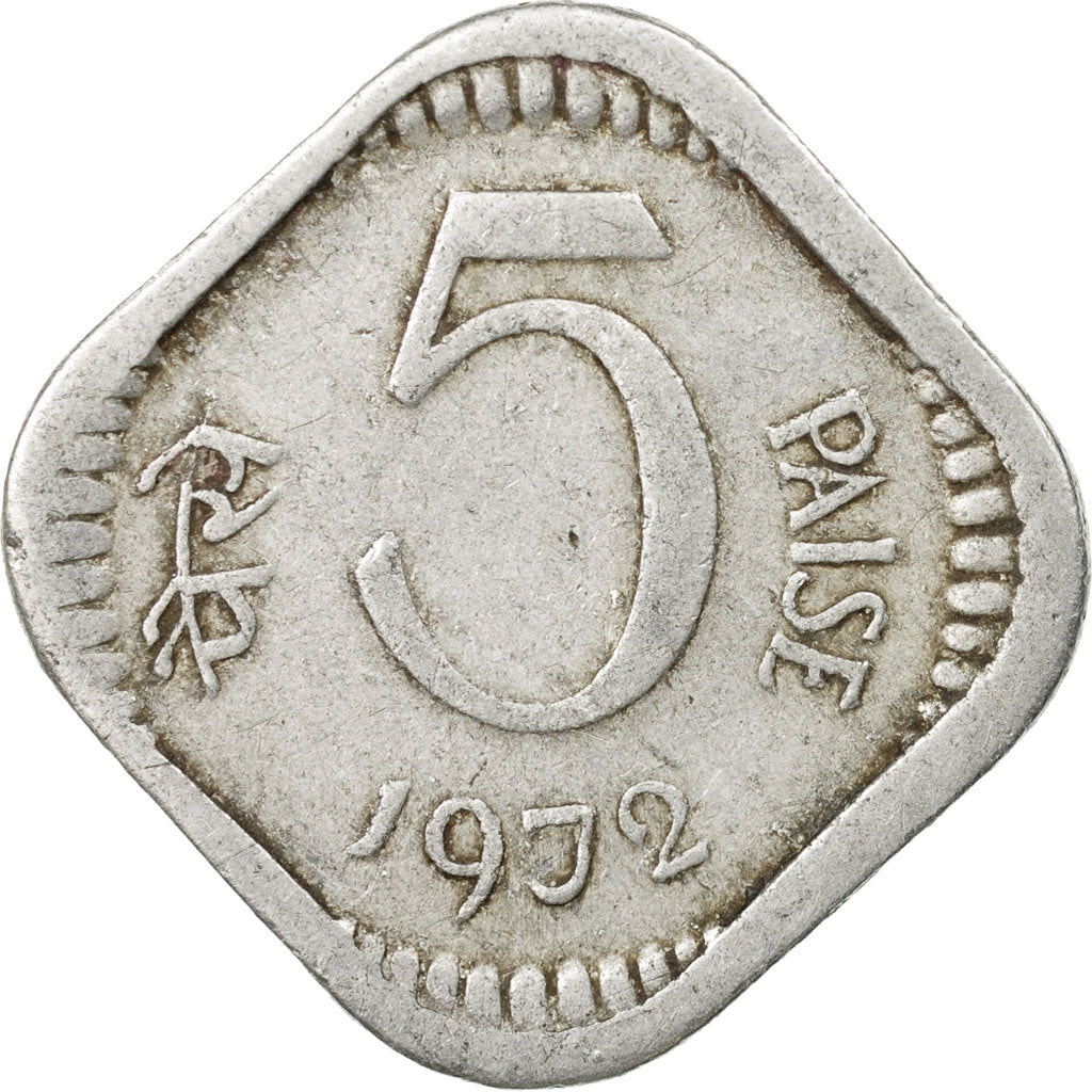 Monnaie, INDIA-REPUBLIC, 5 Paise, 1972, TB, Aluminium, KM:18.6