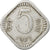 Moneda, INDIA-REPÚBLICA, 5 Paise, 1972, BC+, Aluminio, KM:18.6