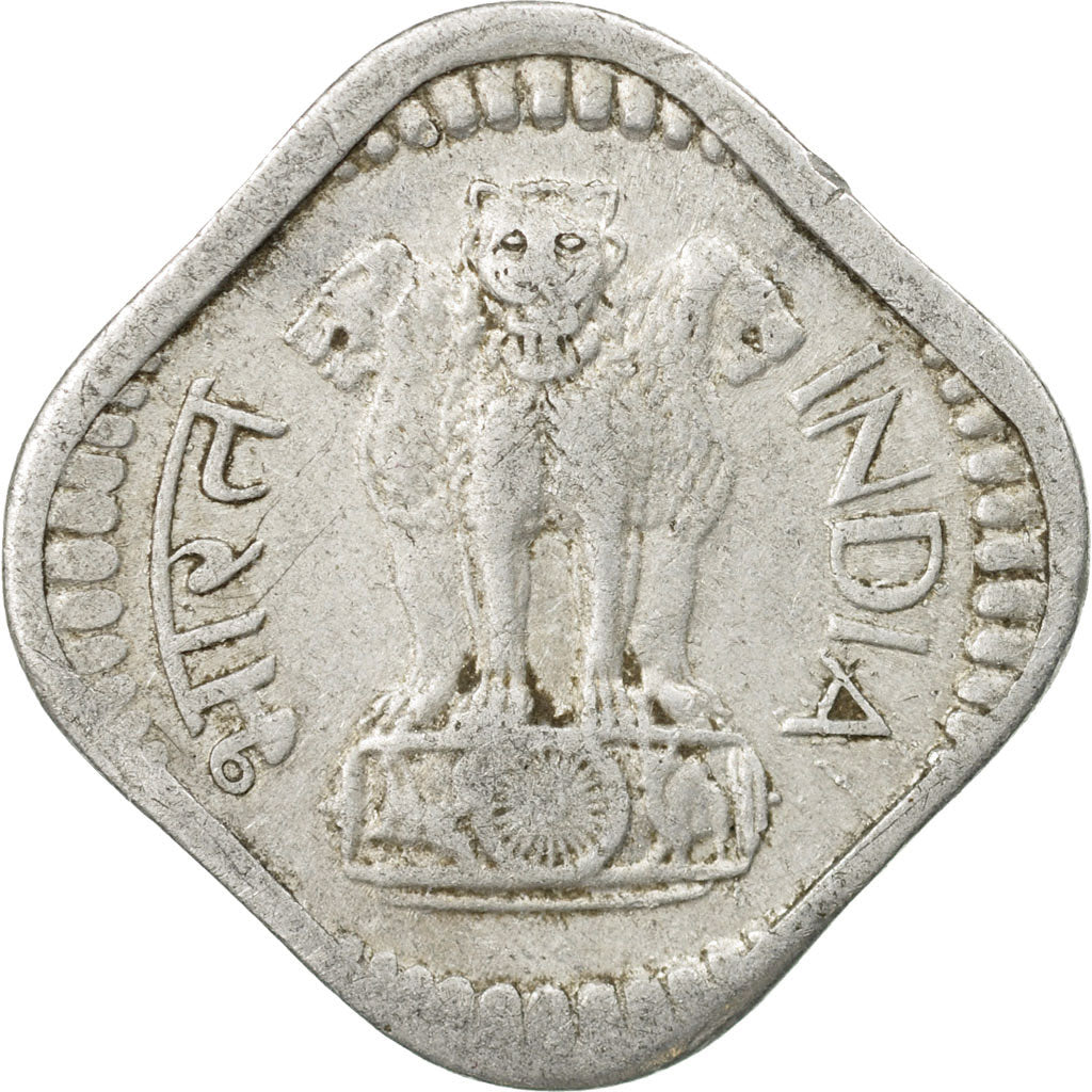 Coin, INDIA-REPUBLIC, 5 Paise, 1982, VF(20-25), Aluminum, KM:18.6