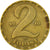 Moneda, Hungría, 2 Forint, 1970, MBC, Latón, KM:591