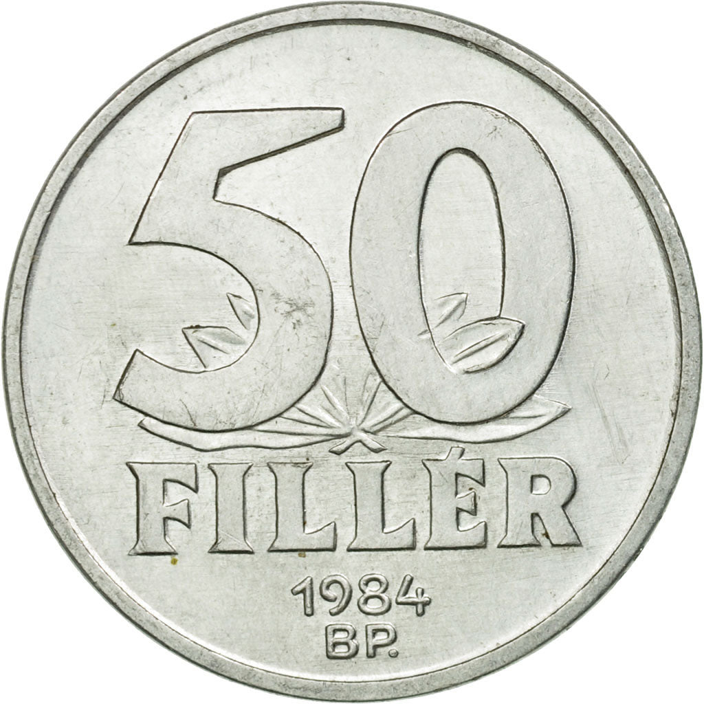 Monnaie, Hongrie, 50 Fillér, 1984, Budapest, TTB, Aluminium, KM:574