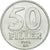 Moneda, Hungría, 50 Fillér, 1984, Budapest, MBC, Aluminio, KM:574