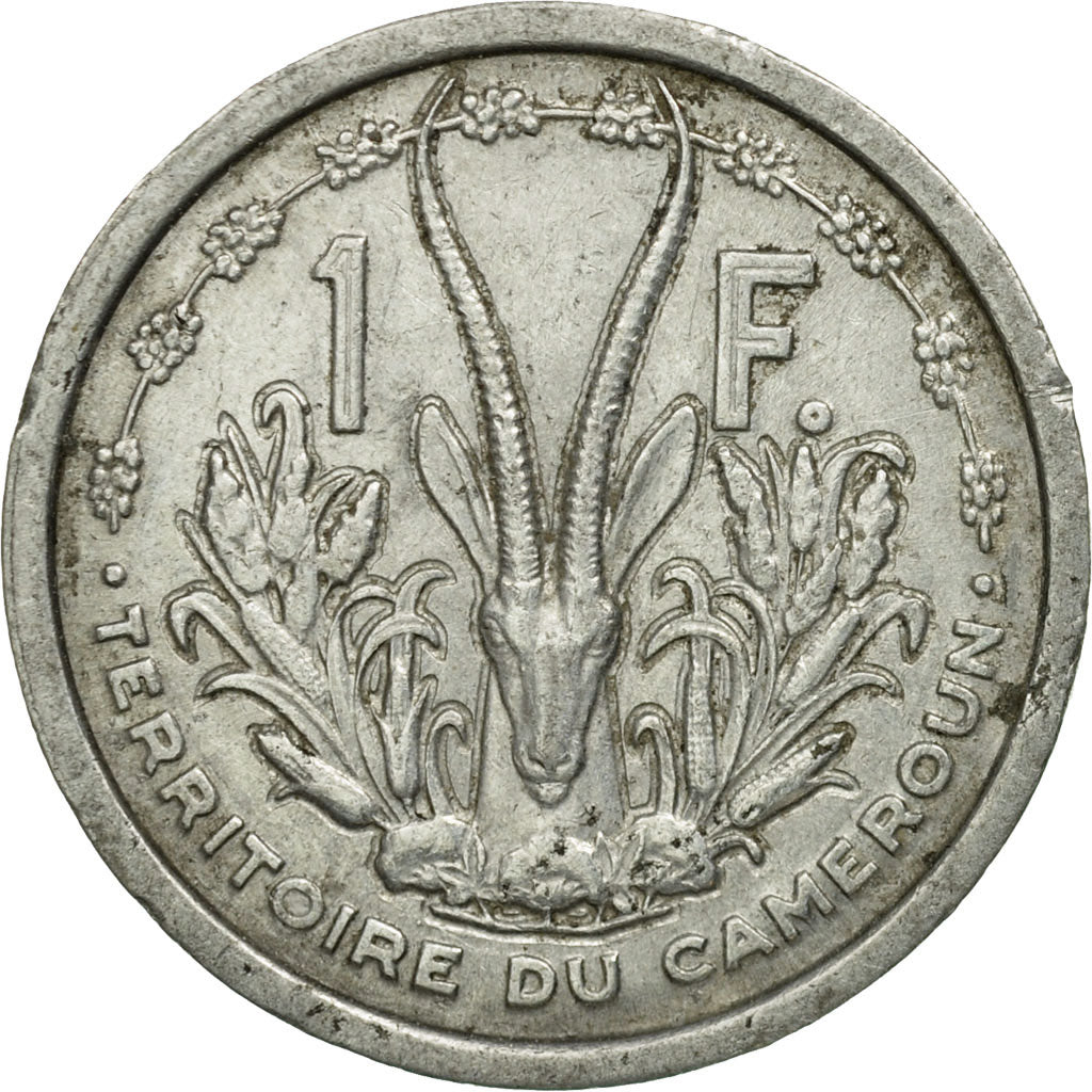 Coin, Cameroon, Franc, 1948, Paris, EF(40-45), Aluminum, KM:8
