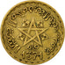 Coin, Morocco, Mohammed V, 10 Francs, 1951, Paris, EF(40-45), Aluminum-Bronze