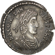 Moneta, Constantius II, Siliqua, Siscia, SPL-, Argento, RIC:360