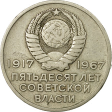 Moneda, Rusia, 20 Kopeks, 1967, Saint-Petersburg, BC+, Cobre - níquel - cinc