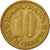 Moneta, Jugosławia, 10 Para, 1975, EF(40-45), Mosiądz, KM:44