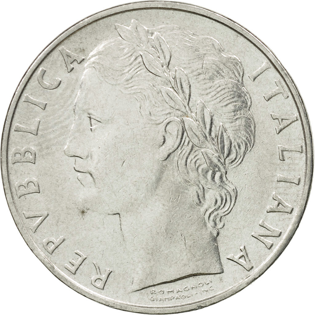 Coin, Italy, 100 Lire, 1973, Rome, EF(40-45), Stainless Steel, KM:96.1