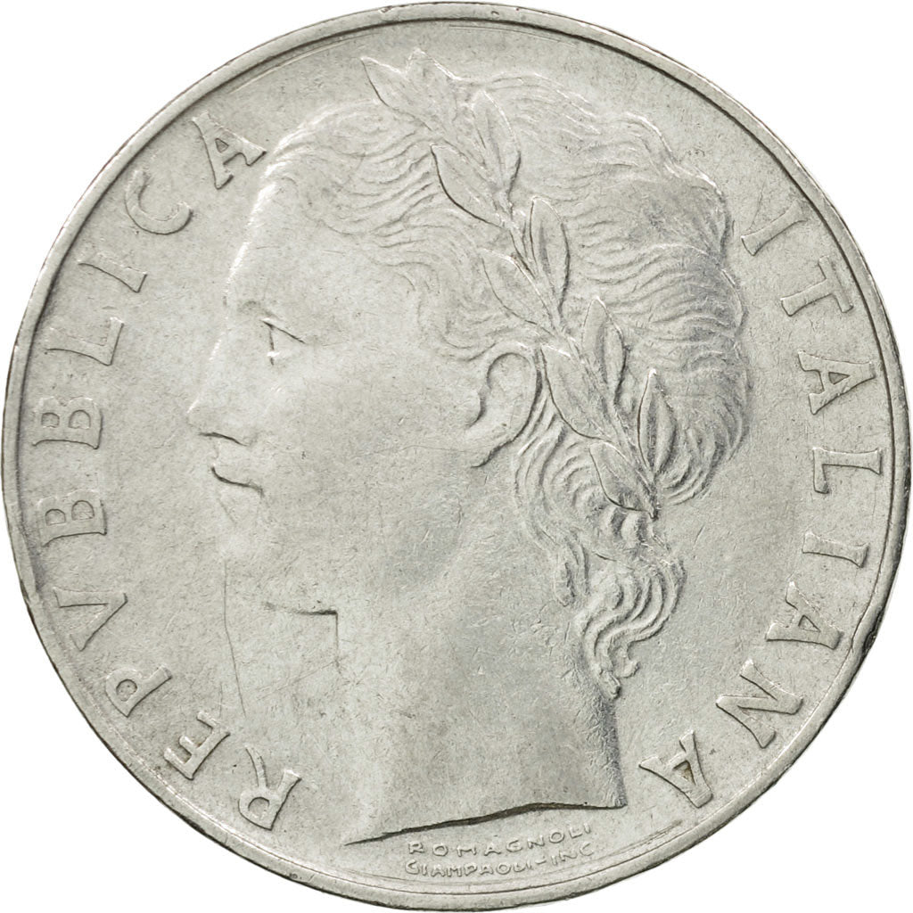 Münze, Italien, 100 Lire, 1957, Rome, SS, Stainless Steel, KM:96.1