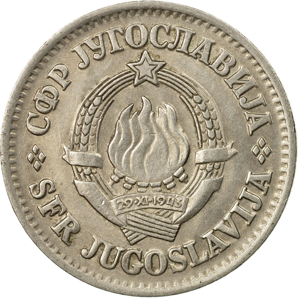 Coin, Yugoslavia, Dinar, 1968, AU(55-58), Copper-nickel, KM:48
